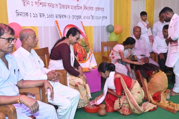 Image related to the Pragya Organises ‘Guru Pujan’ Across Assam