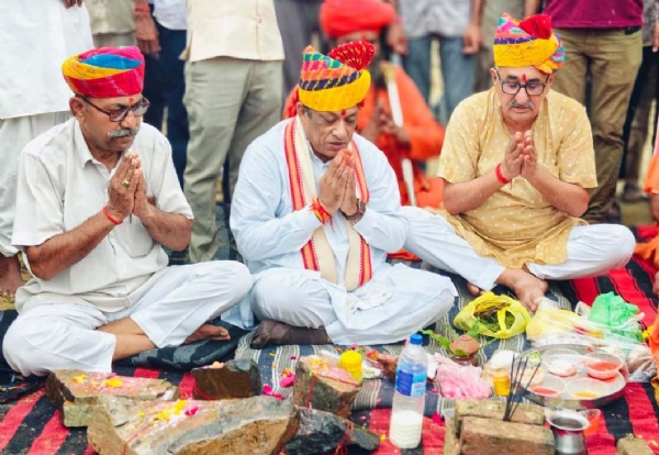 जल संरक्षण किसानों के लिए वरदान साबित होगा : मंत्री जोराराम कुमावत