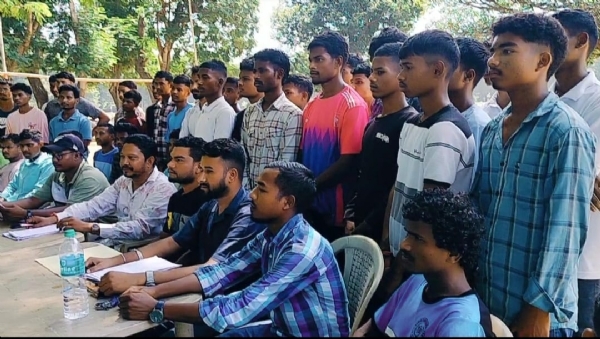 कोल्हान छात्र संघर्ष समिति का  प्रेस कॉन्फ्रेंस