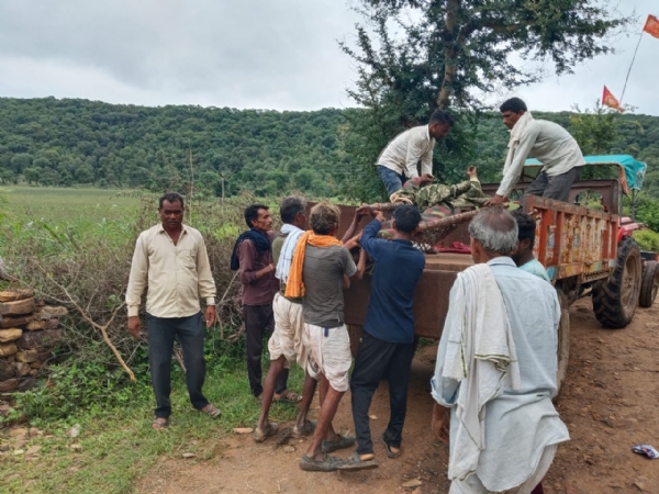 चित्तौड़गढ़ जिले के जावदा थाना इलाके में जंगली जानवर के हमले के किसान की मौत।