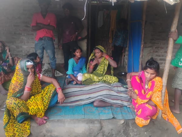 अररिया फोटो:मृतक और परिजन