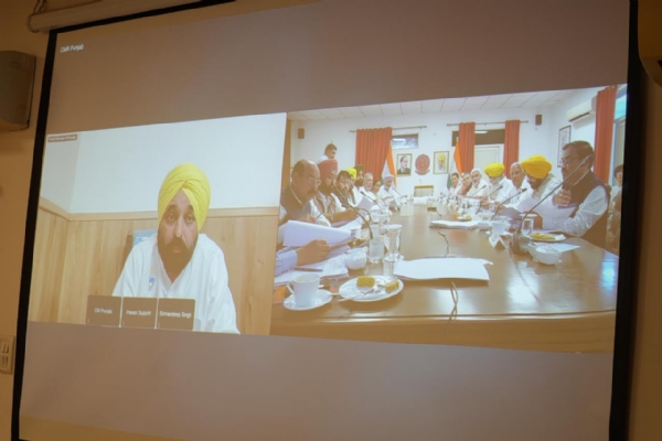 पंजाब के मुख्यमंत्री भगवंत मान की अध्यक्षता में मंत्रिमंडल की बैठक