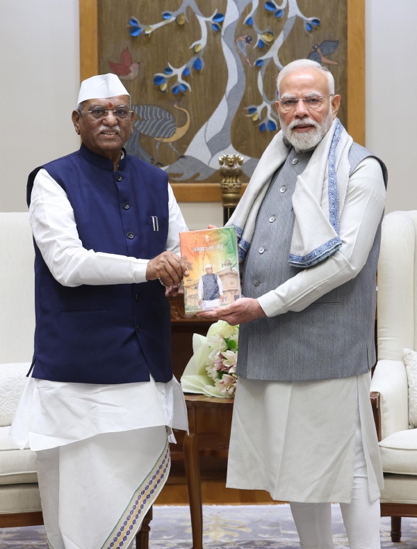 राज्यपाल बागडे ने प्रधानमंत्री मोदी से की मुलाकात