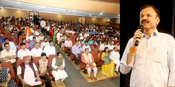 स्कूल शिक्षा मंत्री बुंदेली समागम में हुए शामिल