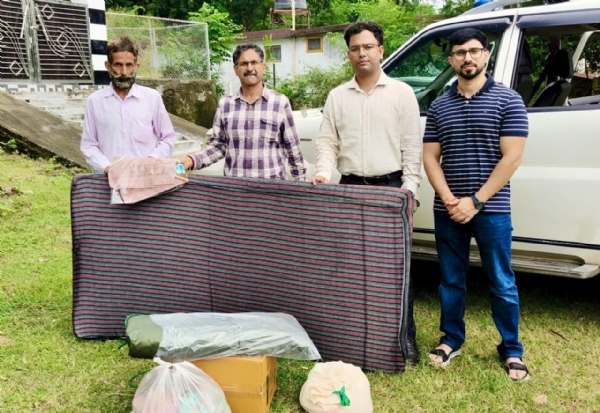ADC Basohli distributed relief materials among families affected by natural disaster