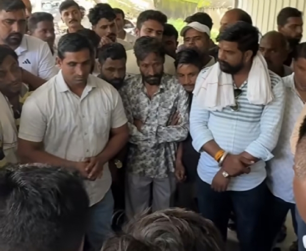 मार्बल गैंगसा मशीन से नीचे गिरा श्रमिक : मौत