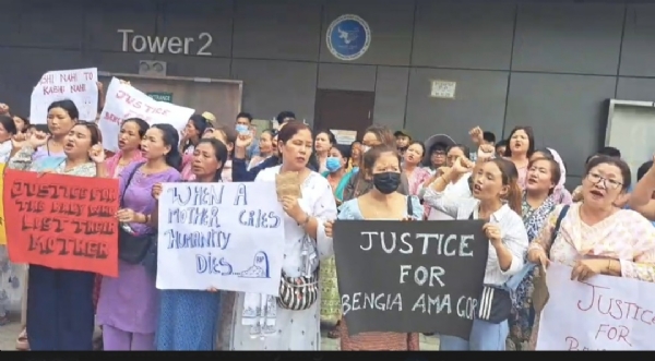 अरुणाचल: ईटानगर में डाक्टरों का विरोध प्रदर्शन