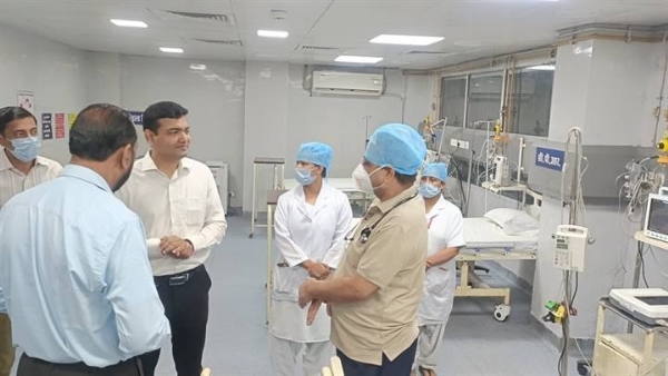 आपातकालीन स्थिति में त्वरित उपचार की तैयारियों की मॉक ड्रिल