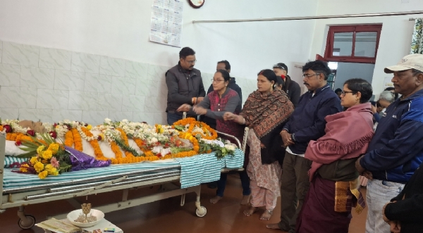 जदयू ने डॉक्टर तमल देव को श्रद्धांजलि दी