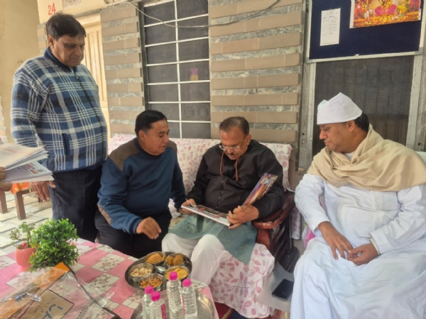 विधान सभा स्पीकर वासुदेव देवनानी ने श्री अमरापुर स्थान के दर्शन कर संतों से लिया आशीर्वाद