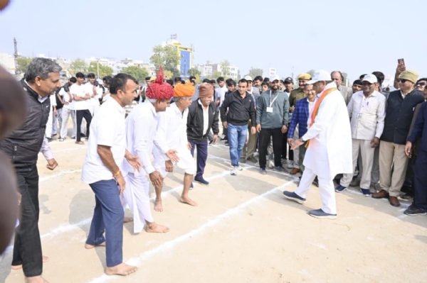 प्रधानमंत्री के कुशल नेतृत्व में खेलों के क्षेत्र में आगे बढ़ रहा देश : मंत्री कुमावत