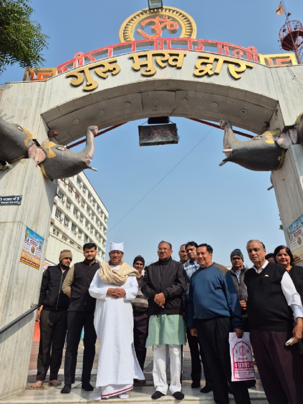 विधान सभा स्पीकर वासुदेव देवनानी ने श्री अमरापुर स्थान के दर्शन कर संतों से लिया आशीर्वाद