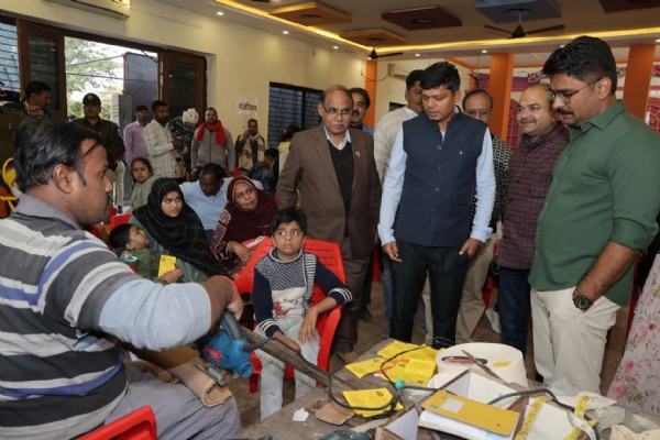 सेवा शिविर में 170 दिव्यांगों को नि:शुल्क शिविर लगाकर दी सौगाते