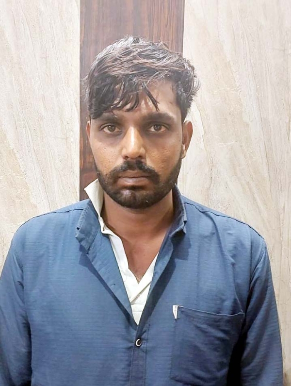 गिरफ्तार किया गया आरोपित