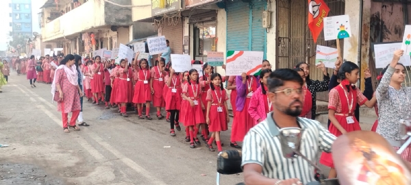 Voting awareness campaign by students