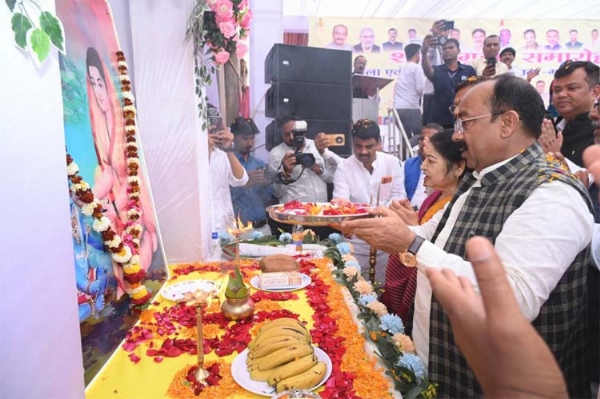 उप मुख्यमंत्री अरुण साव साहू संघ के शपथ ग्रहण समारोह में