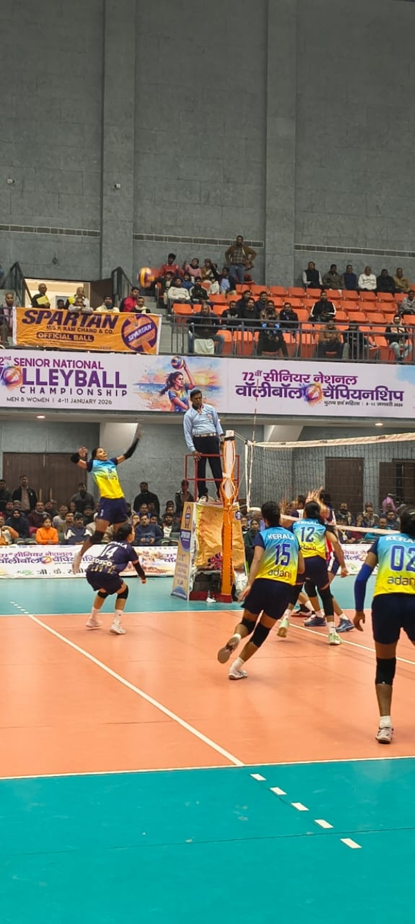 सीनियर नेशनल वॉलीबॉल चैंपियनशिप में फाइनल मुकाबला