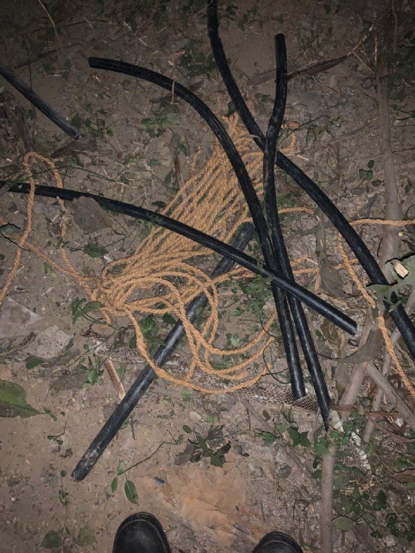 एयरपोर्ट एक्सप्रेस लाइन पर केबल कटने की फोटो