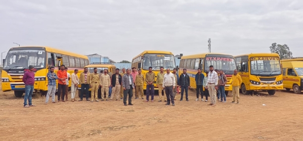 स्कूली बच्चों के सुरक्षित परिवहन हेतु 69 बसों की हुई जांच