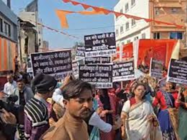 इंदौर में निकली कांग्रेस की न्याय यात्रा