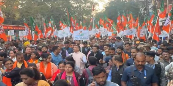 ईडी-फाइल विवाद को लेकर शुभेंदु अधिकारी ने किया विरोध मार्च, तृणमूल का तंज