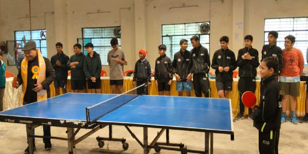 गोरखपुर महोत्सव : टेबल टेनिस प्रतियोगिता में खिलाड़ियों ने दिखाया दमखम