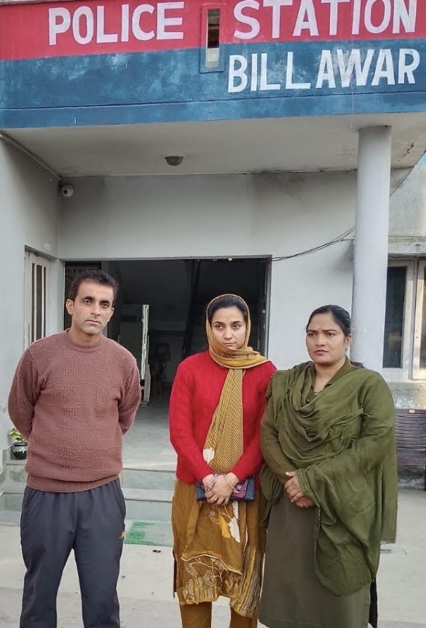 Bilawar police traced the missing woman and handed her over to her legal heirs.