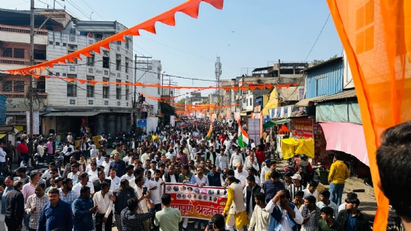 इंदौर में निकली कांग्रेस की न्याय यात्रा