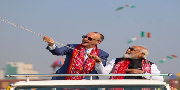 International Kite Festival-2026 begins with Prime Minister Modi and German Chancellor Friedrich Merz flying kites