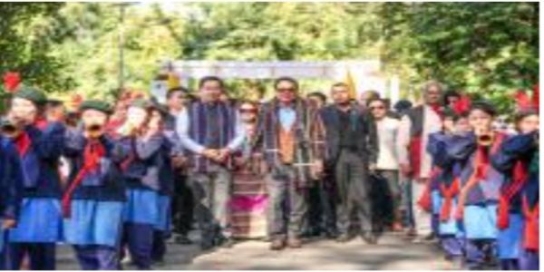 उपमुख्यमंत्री चोना मीन ने शैक्षणिक भवन का किया उद्घाटन