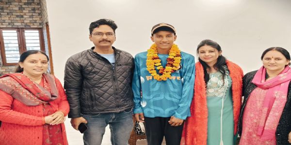 देहरादून के पार्थ का अंडर-14 क्रिकेट टीम में चयन