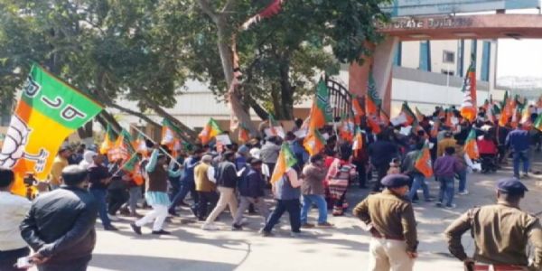 लापता अंश–अंशिका की बरामदगी को लेकर भाजपा ने घेरा एसएसपी ऑफिस