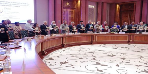 केंद्रीय शिक्षा मंत्री धर्मेंद्र प्रधान मंगलवार को यहां आईआईएसईआर की स्थायी समिति की बैठक की अध्यक्षता करते हुए