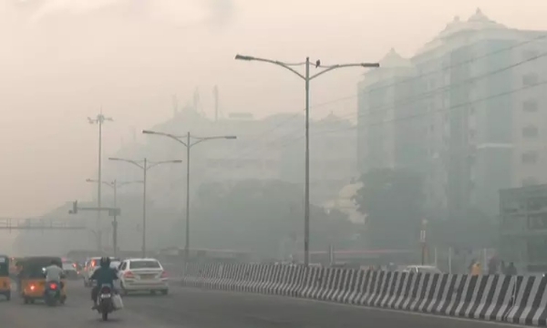 चेन्नई में आज सुबह ली गई तस्वीरें