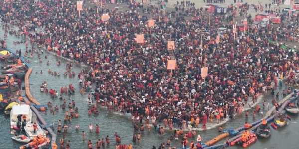 मकर संक्रांति स्नान पर्व के पूर्व संगम क्षेत्र में श्रद्धालुओं का तांता, सुरक्षा एवं यातायात व्यवस्था सुदृढ़