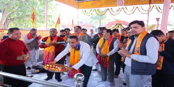 राष्ट्रीय आयुर्वेद संस्थान परिसर में सुंदरकाण्ड पाठ