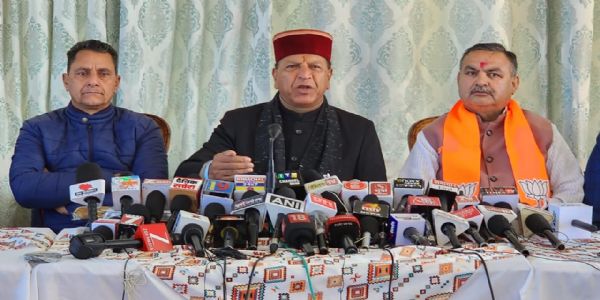 हिमाचल में अंतर्कलह से जूझ रही कांग्रेस सरकार विफल, जनता भुगत रही खामियाजा: राजीव बिंदल