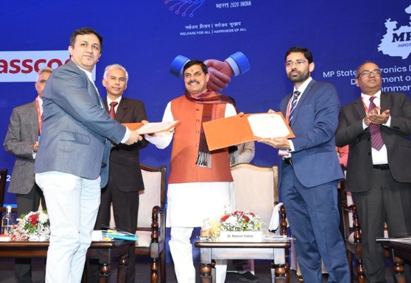 मध्यप्रदेश रीजनल एआई इंपैक्ट कॉन्फ्रेंस-2026 में शासन और निवेशकों के मध्य एमओयू का आदान-प्रदान हुआ