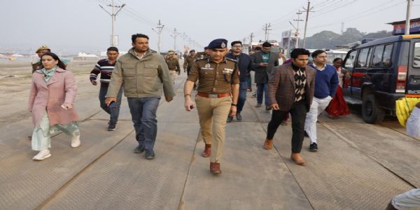 प्रयागराज माघ मेला प्रतीकात्मक छाया चित्र