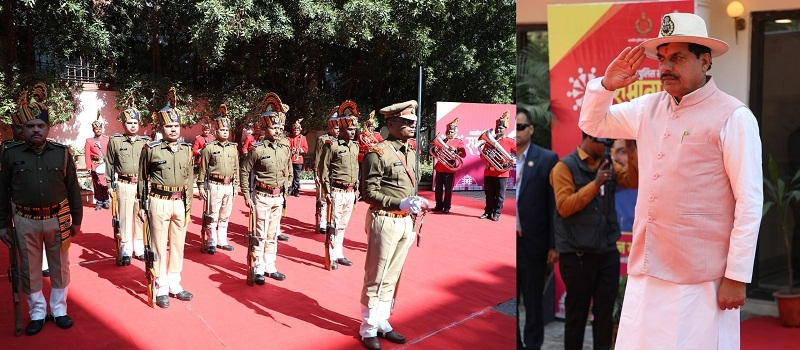 मुख्यमंत्री डॉ. यादव ने सलामी ली