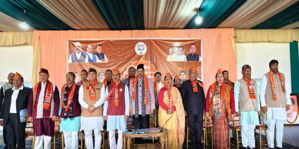 बीजेपी जिला अध्यक्षने करवाया जिला स्तरीय कार्यशाला का आयोजन