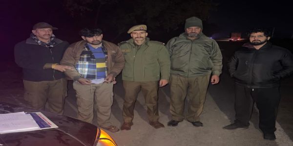 लखनपुर पुलिस ने 12 ग्राम हेरोइन के साथ एक नशा तस्कर दबोचा