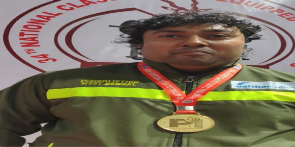 सेल आईएसपी अधिकारी ने नेशनल पावरलिफ्टिंग में सोना जीतकर बढ़ाई जिले की शान