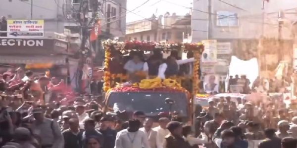 विदिशा में रोड शो