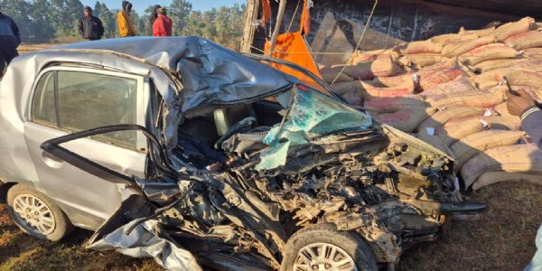 पत्नी  को लेने रांची जा रहे शिक्षक की सड़क हादसे में मौत