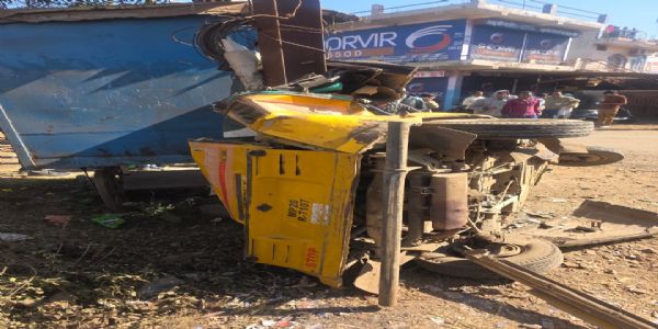 जबलपुरः बस ने सवारी ऑटो को मारी टक्कर, एक की मौत और चार घायल