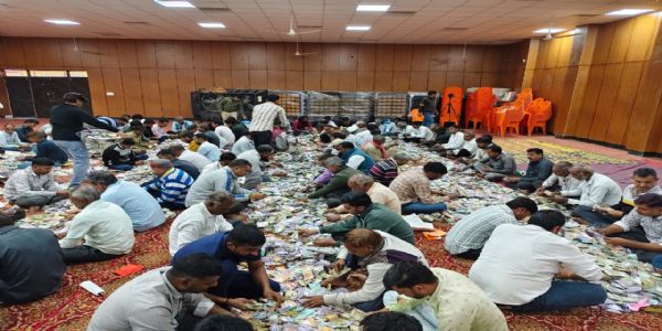 सांवलियाजी के भंडार से प्रथम चरण में निकली 10 करोड़ 25 लाख रुपये दान राशि