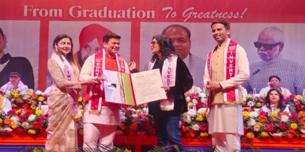 इन्वर्टिस विश्वविद्यालय का 12वां दीक्षा समारोह, सुष्मिता सेन व संजय मिश्रा को मानद डॉक्टरेट