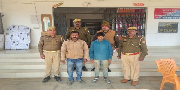 गोवंश लदे ट्रक हादसा मामले में दो गो तस्कर गिरफ्तार