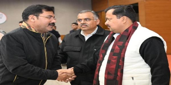 भाजपा के राष्ट्रीय कार्यकारी अध्यक्ष एवं राष्ट्रीय महासचिव से मिले प्रदीप सक्सेना